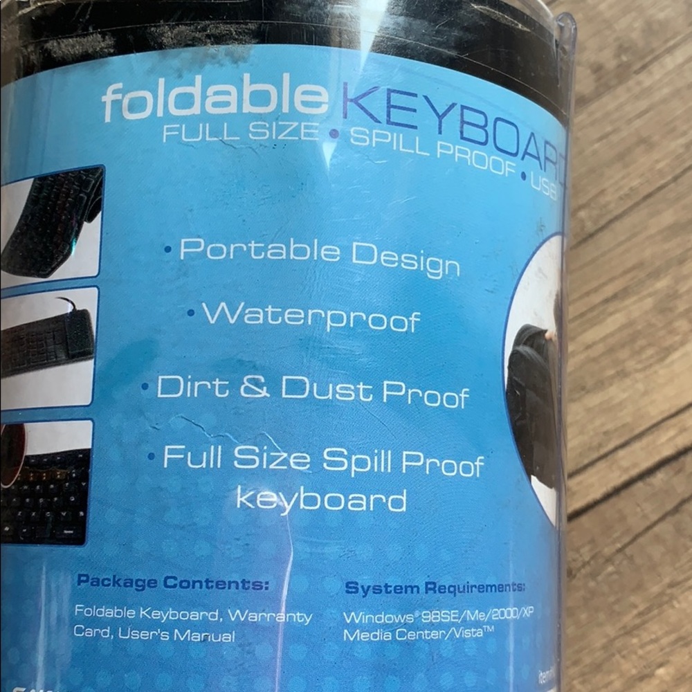 New Foldable full size laptop compatible keyboard